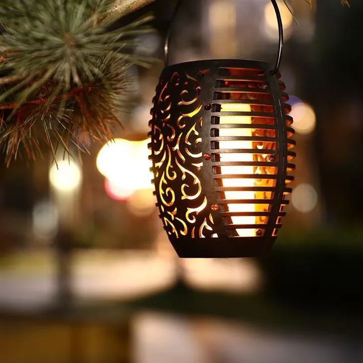 Солнечный пламя изверяющую лампу фонари