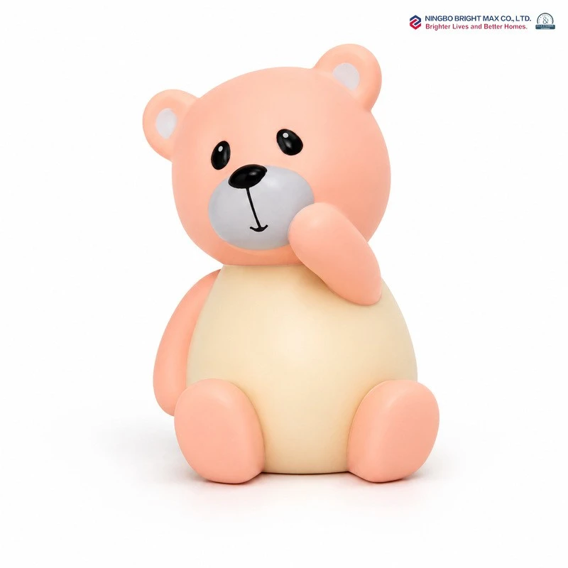 Peach Bear Night Lamp