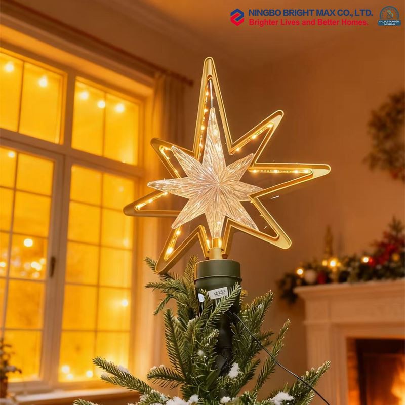 Вращающаяся елочная звезда