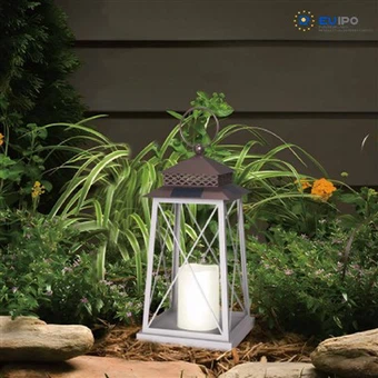 Солнечный металлический фонарь